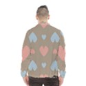 Hearts Heart Love Romantic Brown Windbreaker (Men) View2