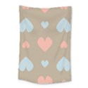 Hearts Heart Love Romantic Brown Small Tapestry View1