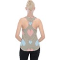 Hearts Heart Love Romantic Brown Piece Up Tank Top View2