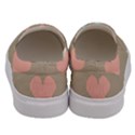 Hearts Heart Love Romantic Brown Men s Canvas Slip Ons View4