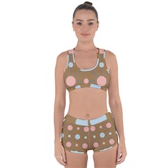 Planets Planet Around Rounds Racerback Boyleg Bikini Set by Sapixe