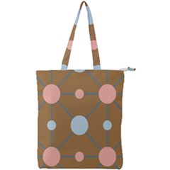 Planets Planet Around Rounds Double Zip Up Tote Bag