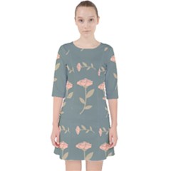 Florets Roses Rose Flowers Flower Pocket Dress by Sapixe