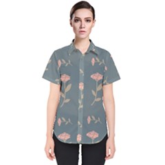 Florets Roses Rose Flowers Flower Women s Short Sleeve Shirt