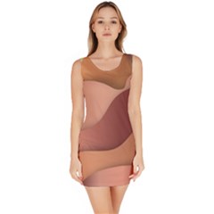 Autumn Copper Gradients Copyspace Bodycon Dress by Sapixe