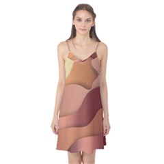 Autumn Copper Gradients Copyspace Camis Nightgown by Sapixe