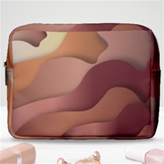 Autumn Copper Gradients Copyspace Make Up Pouch (large)