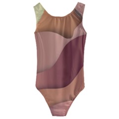 Autumn Copper Gradients Copyspace Kids  Cut-out Back One Piece Swimsuit by Sapixe