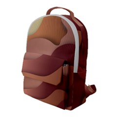 Autumn Copper Gradients Copyspace Flap Pocket Backpack (large)