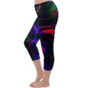 Swirl Background Design Colorful Capri Winter Leggings  View2