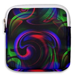 Swirl Background Design Colorful Mini Square Pouch