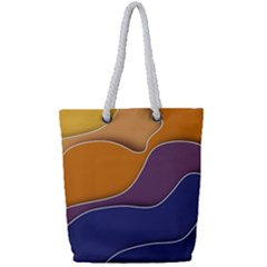 Autumn Copyspace Wallpaper Full Print Rope Handle Tote (small) by Sapixe