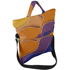 Autumn Copyspace Wallpaper Fold Over Handle Tote Bag