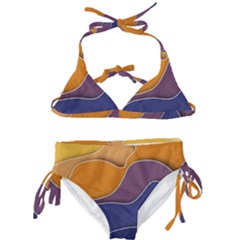 Autumn Copyspace Wallpaper Kids  Classic Bikini Set