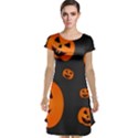 Halloween Pumpkin Autumn Fall Cap Sleeve Nightdress View1