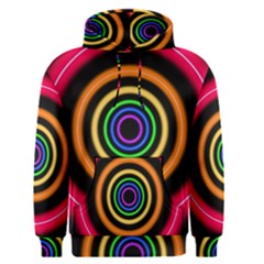 Neon Light Abstract Pattern Lines Men s Pullover Hoodie by Sapixe