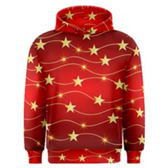 Stars Background Christmas Decoration Men s Overhead Hoodie by Sapixe