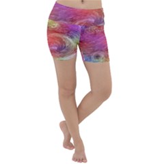 Background Wallpaper Abstract Lightweight Velour Yoga Shorts