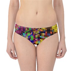 Color Mosaic Background Wall Hipster Bikini Bottoms by Sapixe