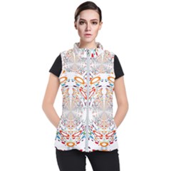 Wallpaper Pattern Colorful Color Women s Puffer Vest by Sapixe