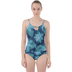 Graphic Design Wallpaper Abstract Cut Out Top Tankini Set