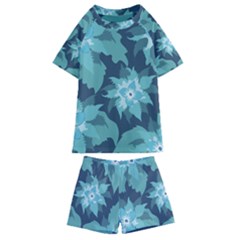 Graphic Design Wallpaper Abstract Kids  Swim Tee And Shorts Set