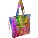 Color Abstract Artifact Pixel Drawstring Tote Bag View2