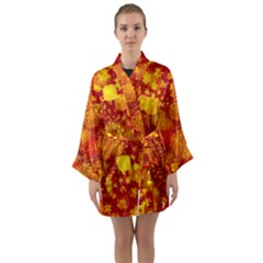 Christmas Star Advent Background Long Sleeve Kimono Robe by Sapixe