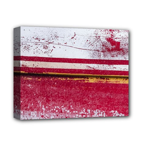 Boat Chipped Close Up Damaged Deluxe Canvas 14  X 11  (stretched) by Sapixe