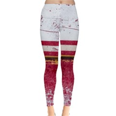 Boat Chipped Close Up Damaged Leggings  by Sapixe