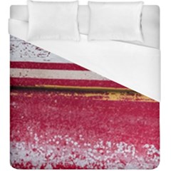 Boat Chipped Close Up Damaged Duvet Cover (king Size) by Sapixe