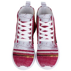 Boat Chipped Close Up Damaged Women s Lightweight High Top Sneakers