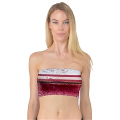 Boat Chipped Close Up Damaged Bandeau Top by Sapixe