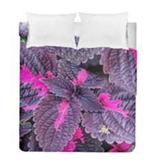 Beefsteak Plant Perilla Frutescens Duvet Cover Double Side (full/ Double Size) by Sapixe