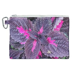 Beefsteak Plant Perilla Frutescens Canvas Cosmetic Bag (xl)