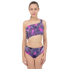 Beefsteak Plant Perilla Frutescens Spliced Up Two Piece Swimsuit