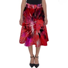 Color Abstract Background Textures Perfect Length Midi Skirt