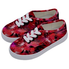 Color Abstract Background Textures Kids  Classic Low Top Sneakers