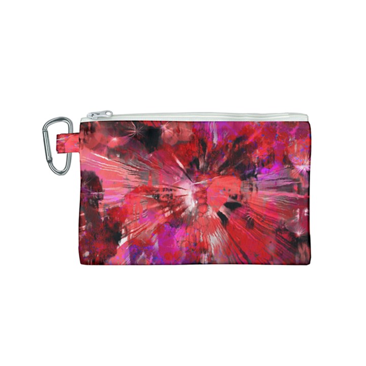 Color Abstract Background Textures Canvas Cosmetic Bag (Small)