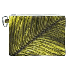 Feather Macro Bird Plumage Nature Canvas Cosmetic Bag (xl)