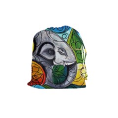 Graffiti The Art Of Spray Mural Drawstring Pouch (medium) by Sapixe