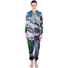 Graffiti The Art Of Spray Mural Hooded Jumpsuit (ladies) 