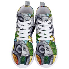 Graffiti The Art Of Spray Mural Women s Lightweight High Top Sneakers