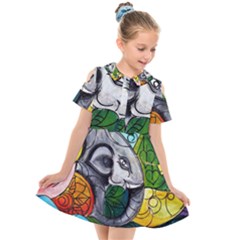 Graffiti The Art Of Spray Mural Kids  Short Sleeve Shirt Dress