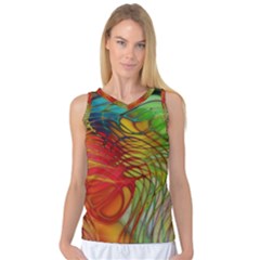 Texture Art Color Pattern Women s Basketball Tank Top by Sapixe