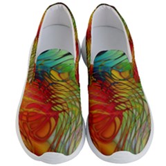 Texture Art Color Pattern Men s Lightweight Slip Ons