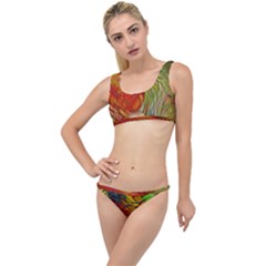 Texture Art Color Pattern The Little Details Bikini Set