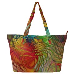 Texture Art Color Pattern Full Print Shoulder Bag