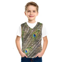 Peacock Feathers Color Plumage Green Kids  Sportswear by Sapixe