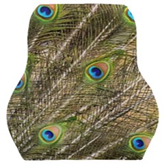 Peacock Feathers Color Plumage Green Car Seat Back Cushion 